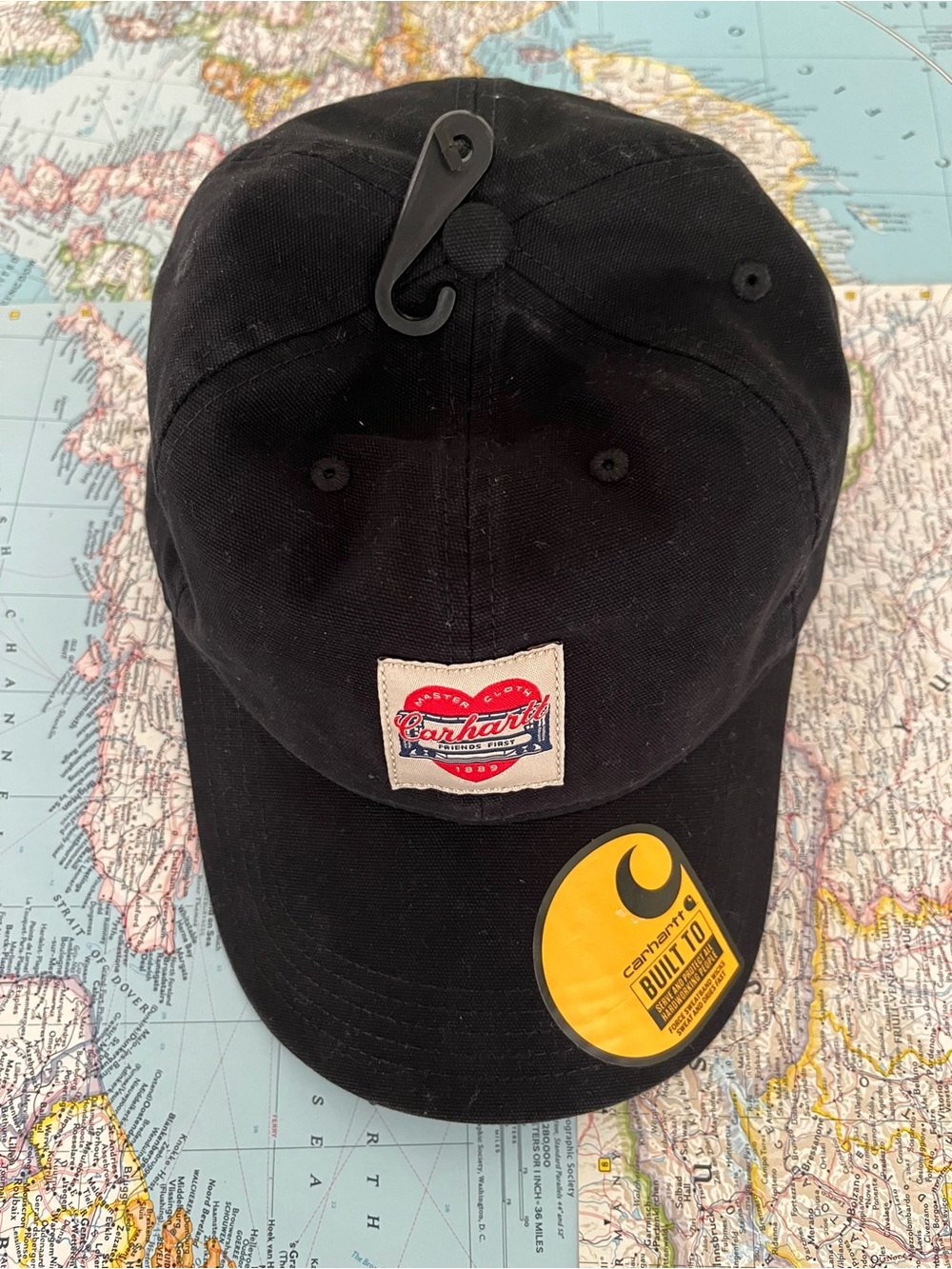 Carhartt black adjustable hat